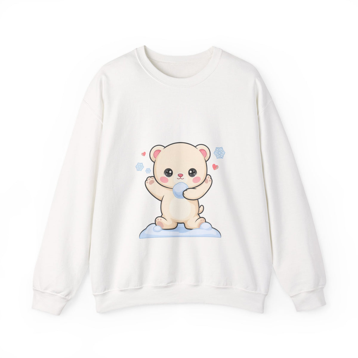 Kawaii Polar Bear Sweatshirt for Cozy Winter Days