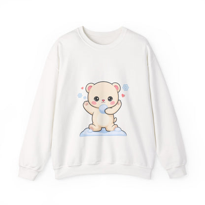 Kawaii Polar Bear Sweatshirt for Cozy Winter Days