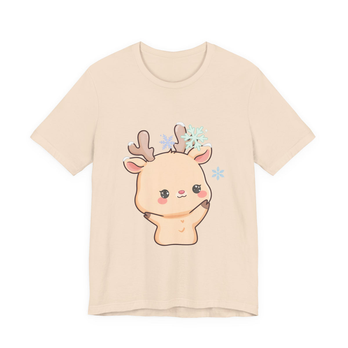 Kawaii Reindeer T-Shirt for Cute Winter Outfits