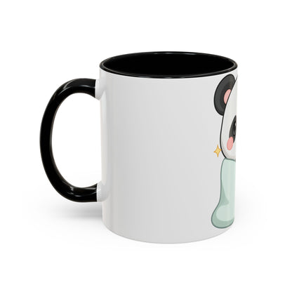 Kawaii Panda Accent Coffee Mug for Cozy Moments