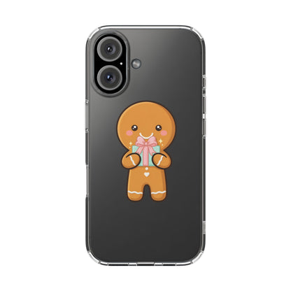 Gingerbread Man Phone Case, Cute Holiday Gift Design
