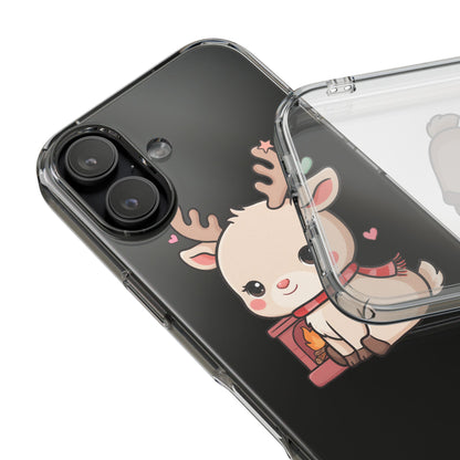Kawaii Reindeer Phone Case for Cozy Holiday Cheer