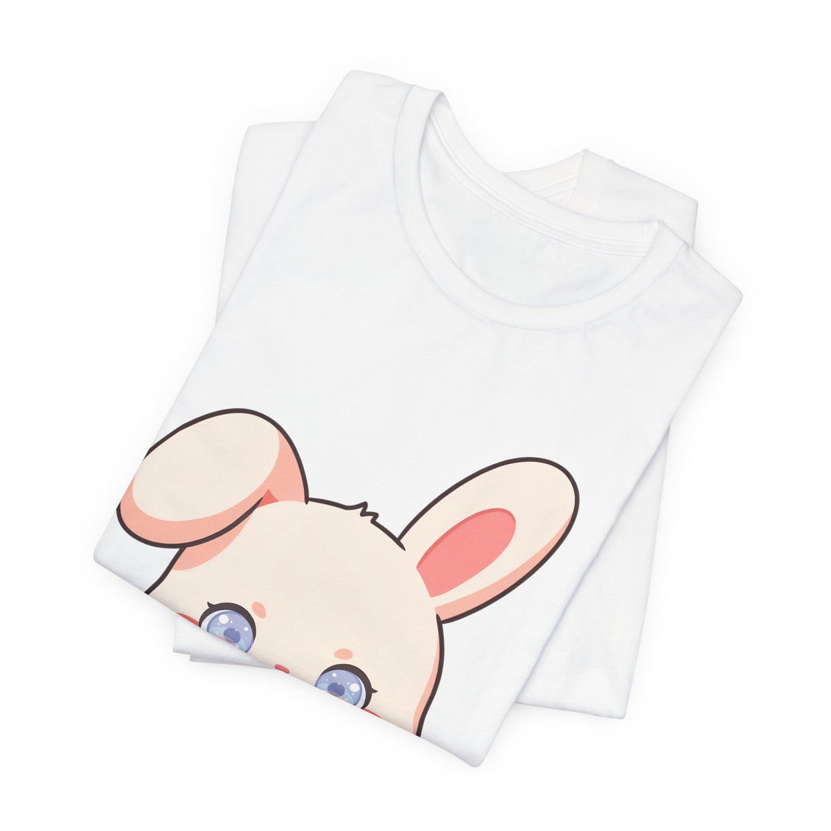 Kawaii Bunny Coffee T-Shirt: Cute Latte Lover Tee