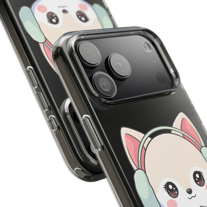Kawaii Arctic Fox Phone Case – Cozy Winter Cutie