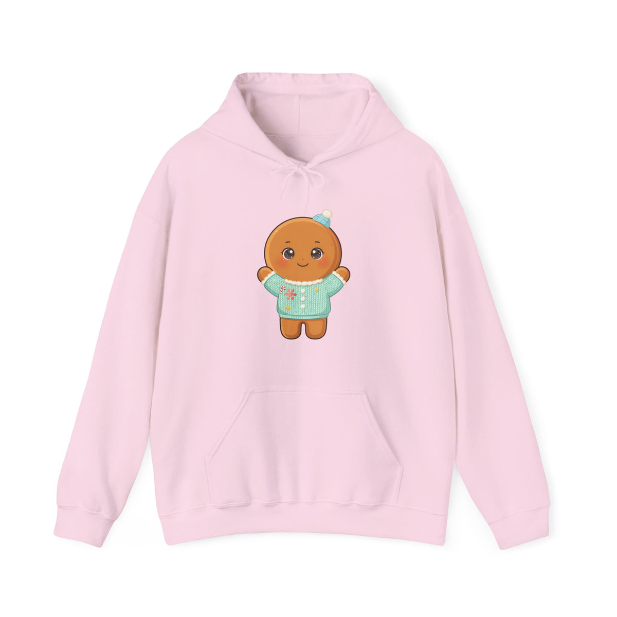 Kawaii Gingerbread Hoodie for Cozy Christmas Cheer