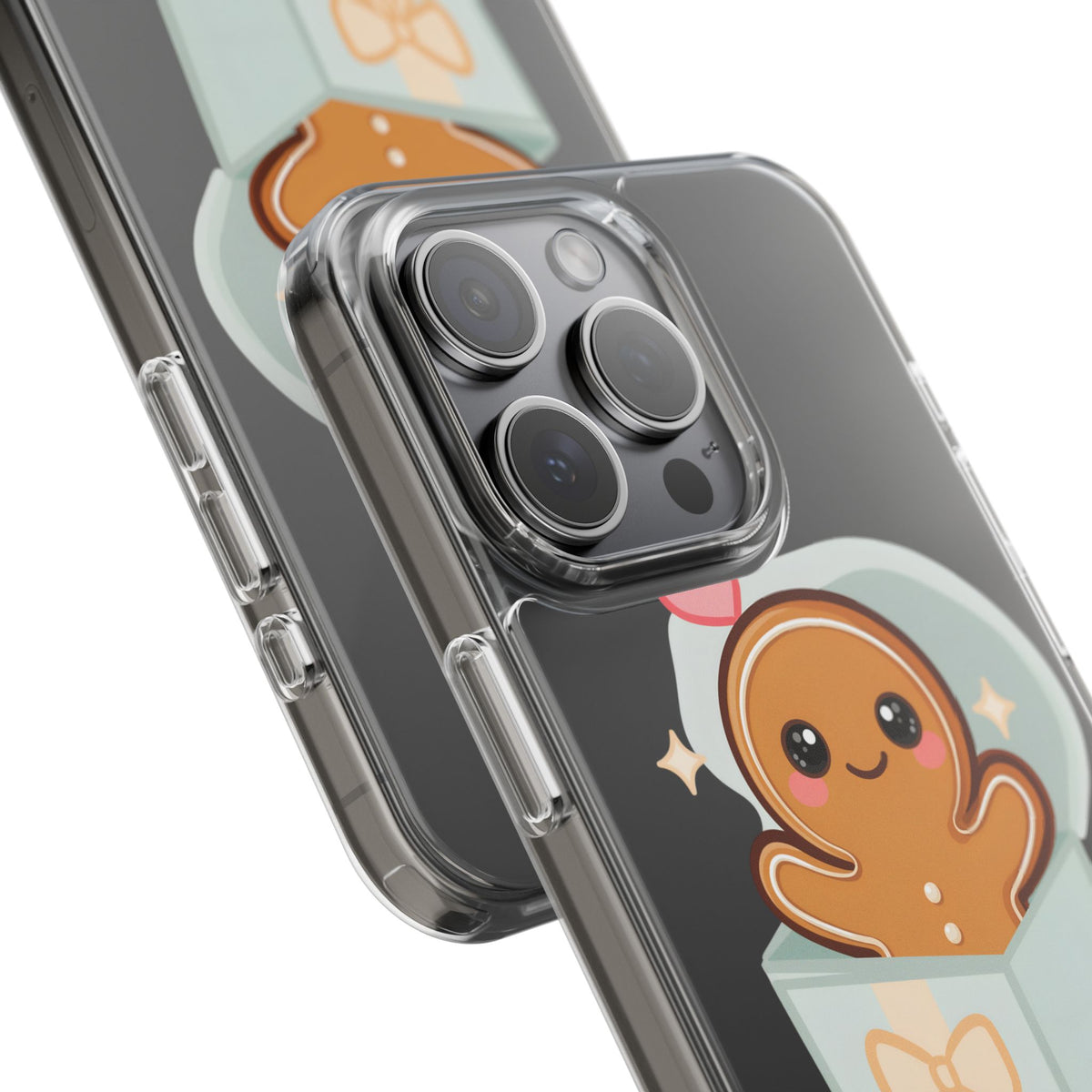 Gingerbread Man Phone Case – Kawaii Holiday Gift