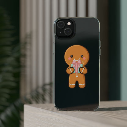 Gingerbread Man Phone Case, Cute Holiday Gift Design