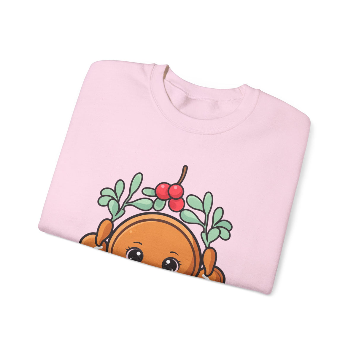 Kawaii Gingerbread Sweatshirt, Cute Christmas Crewneck