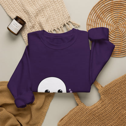Cute Snowman Christmas Sweatshirt, Kawaii Holiday Crewneck