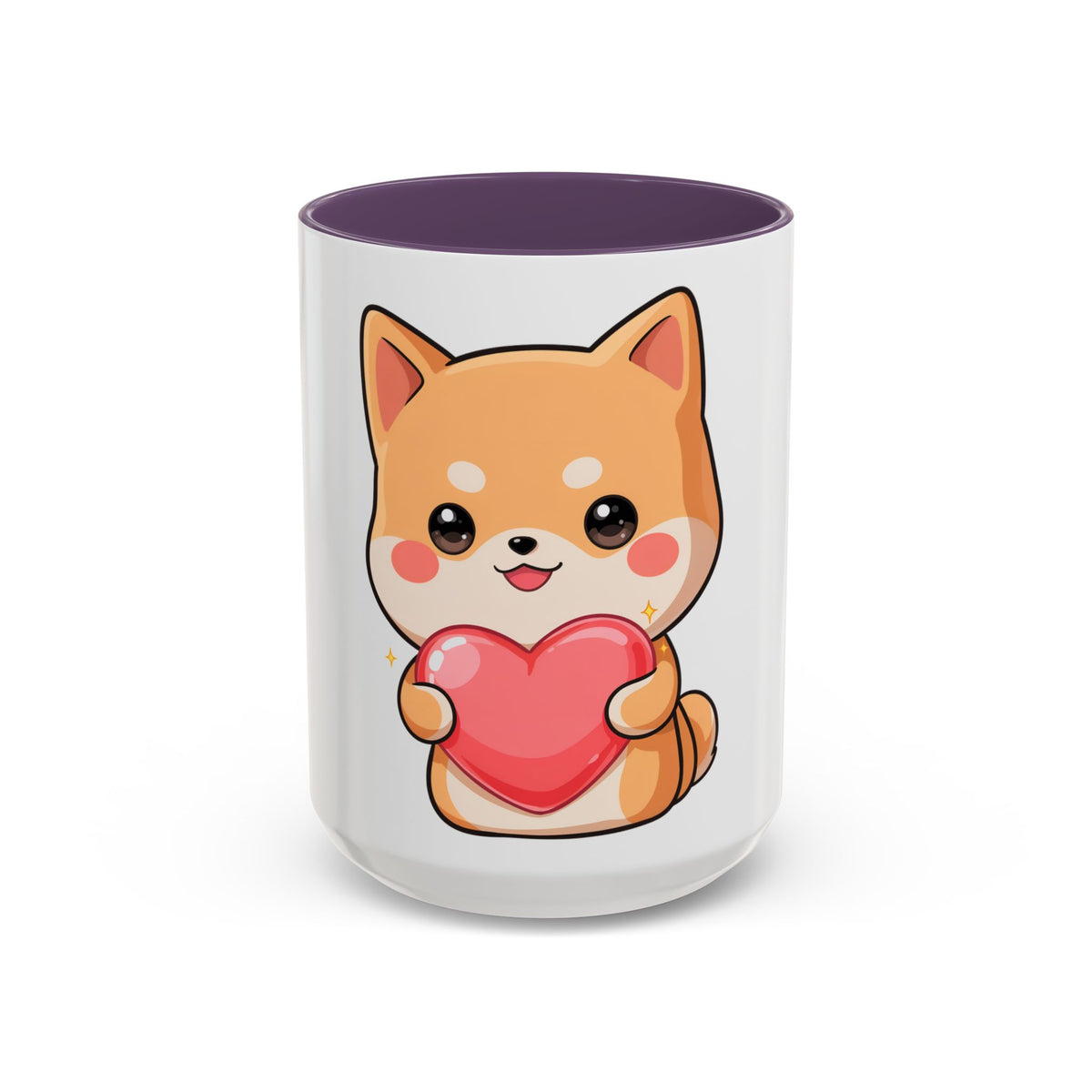 Kawaii Shiba Inu Accent Coffee Mug for Dog Lovers