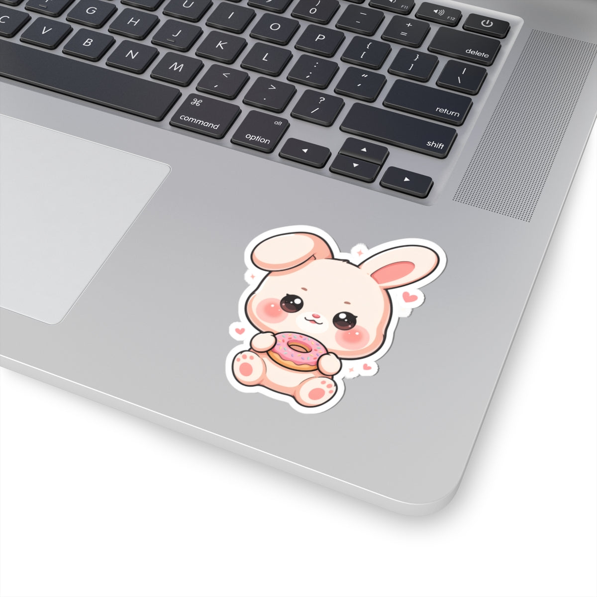 Kawaii Bunny Donut Sticker for Sweet Little Joys