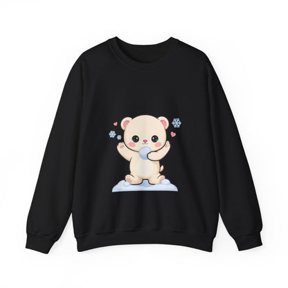Kawaii Polar Bear Sweatshirt for Cozy Winter Days