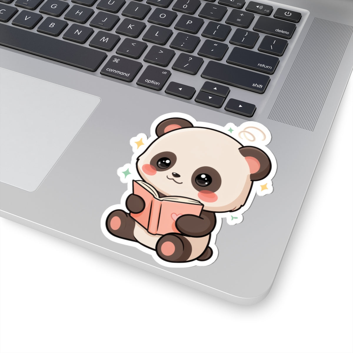 Reading Panda Sticker – Cute Kawaii Book Lover Decal