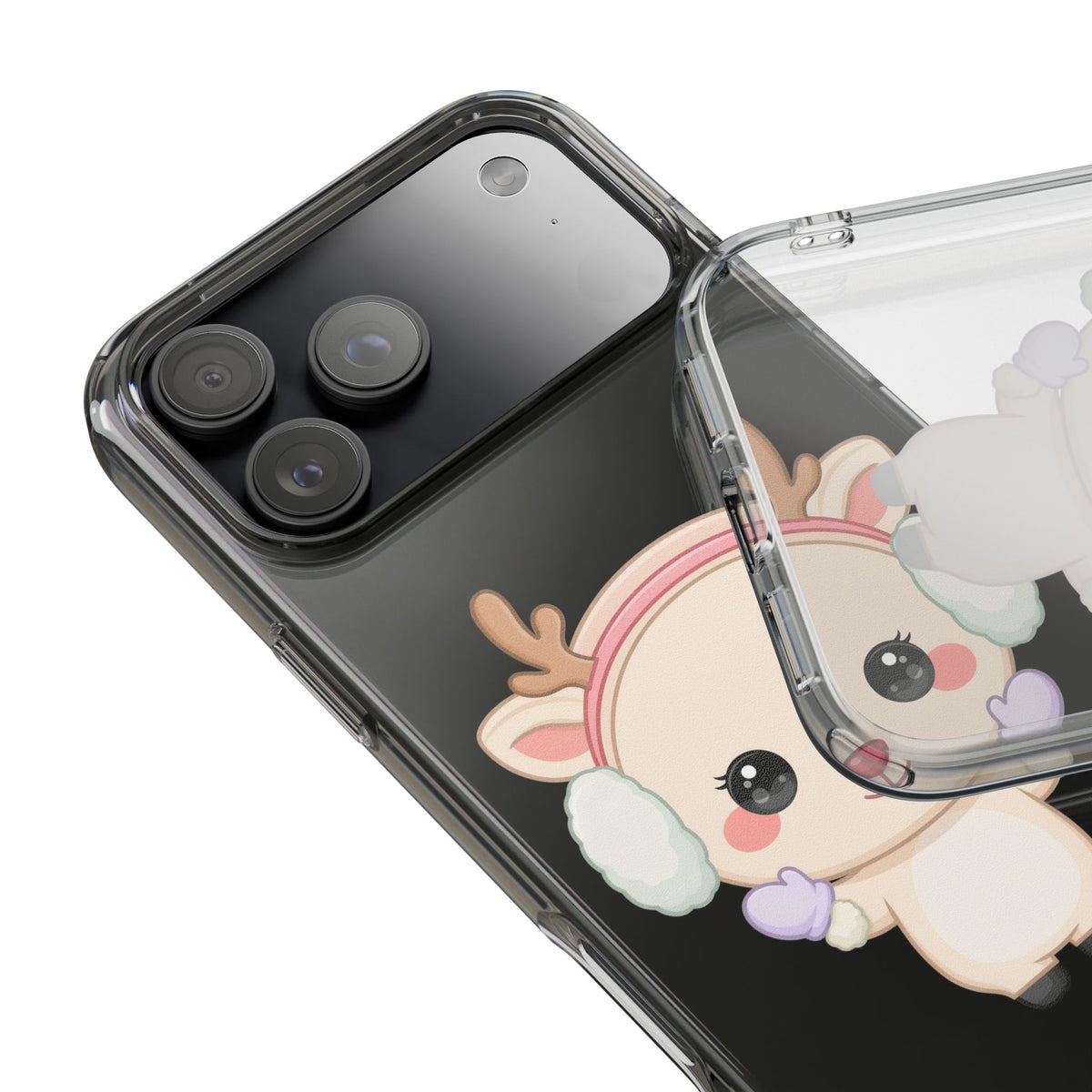 Kawaii Reindeer Phone Case for Cozy Cute Style