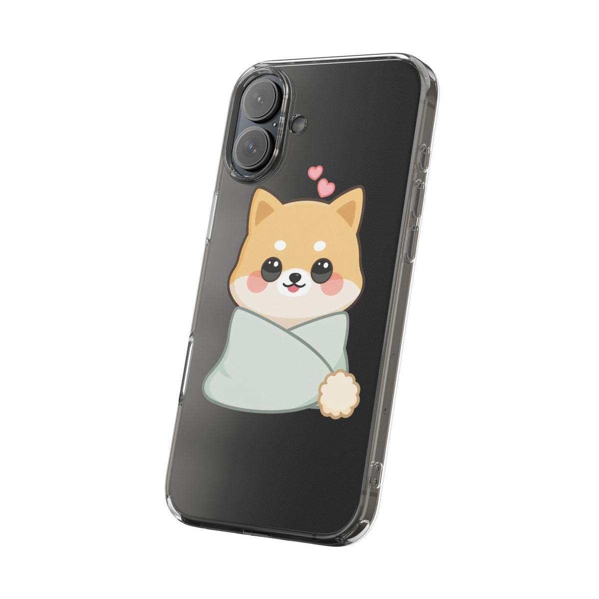 Kawaii Shiba Inu Phone Case, Cozy Valentine Gift