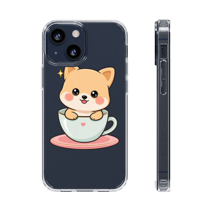 Kawaii Shiba Inu Phone Case – Cute Puppy in a Teacup