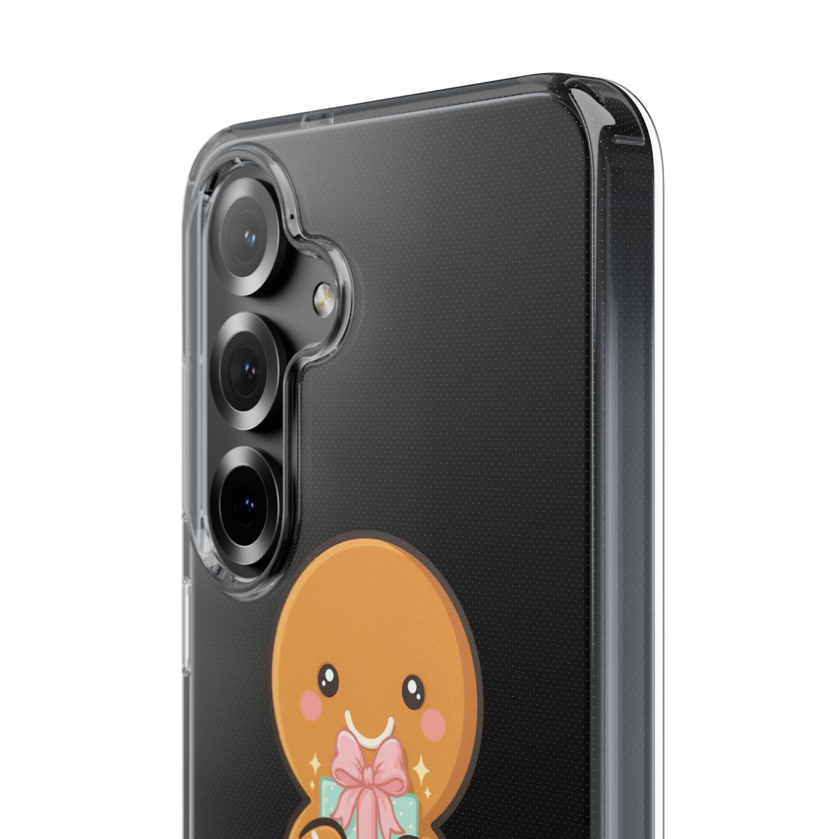 Gingerbread Man Phone Case, Cute Holiday Gift Design