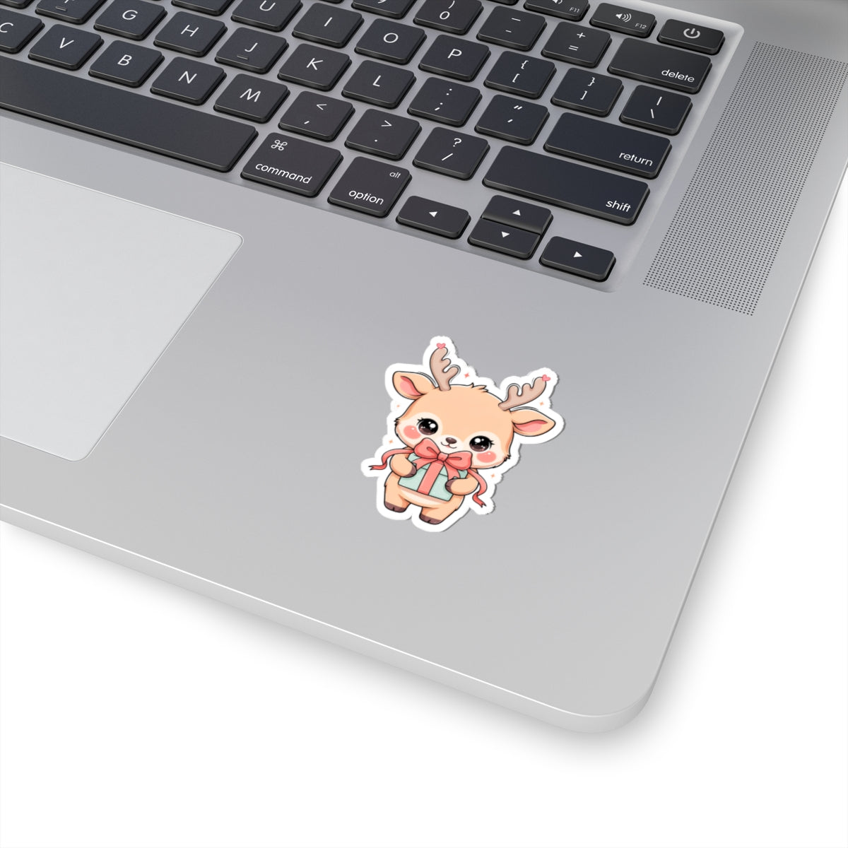 Kawaii Reindeer Sticker for Cute Holiday Decorating