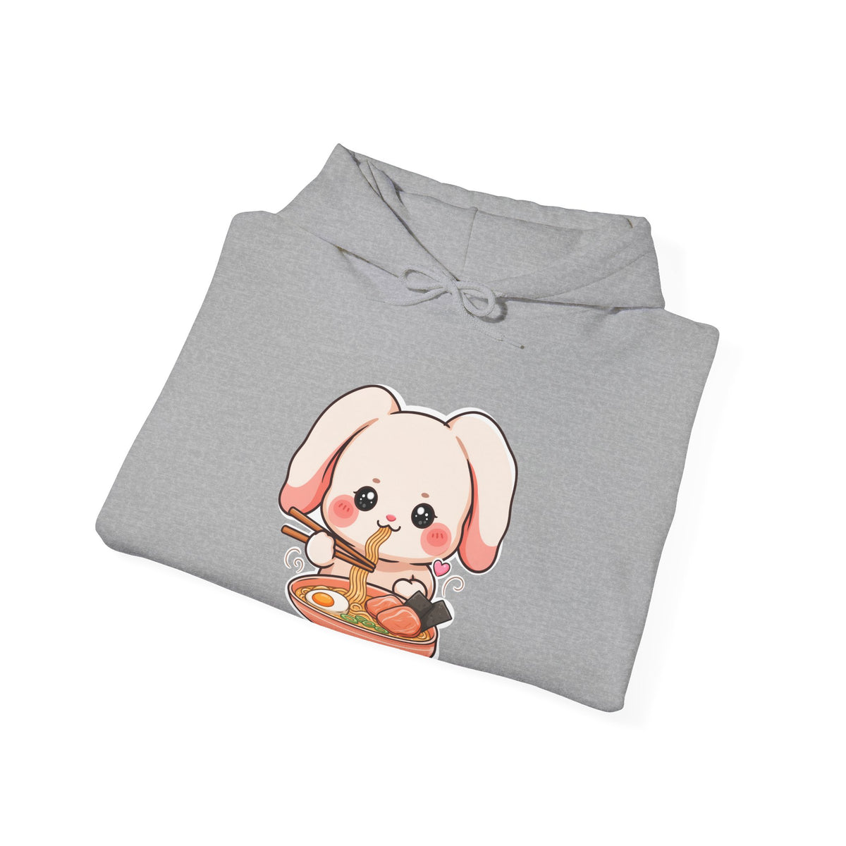 Kawaii Ramen Bunny Hoodie for Cute Foodie Style