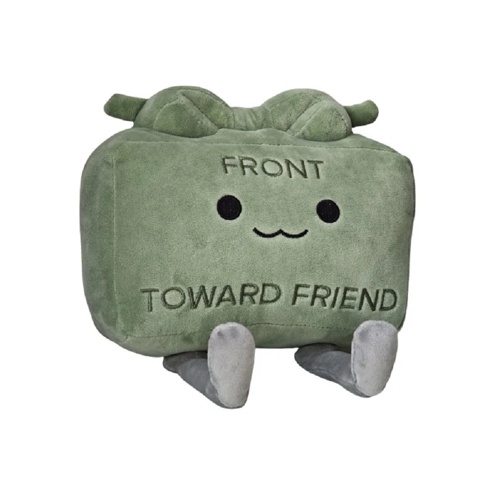 Hot Clay Claymore kawaii plush doll chibi deadpan face close-up green 20cm