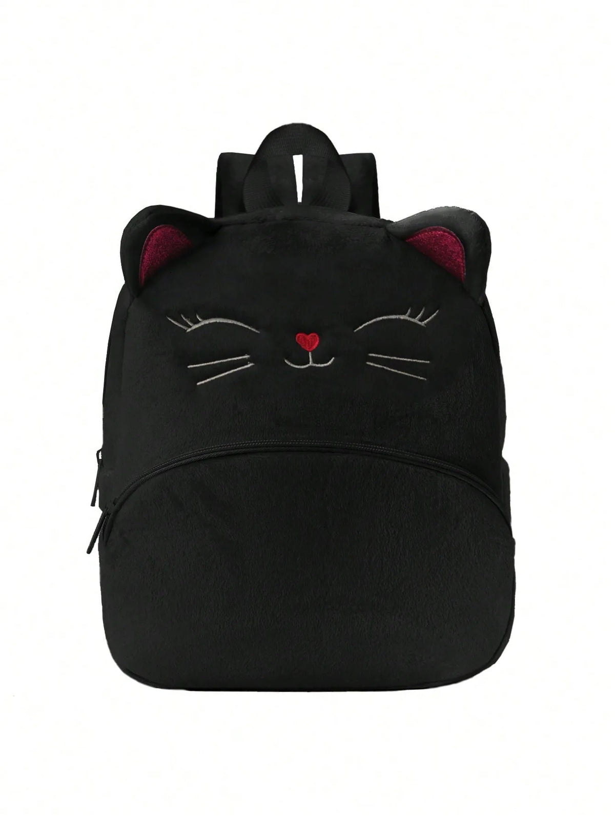 Four colorways of kawaii animal backpack: beige black watermelon pink