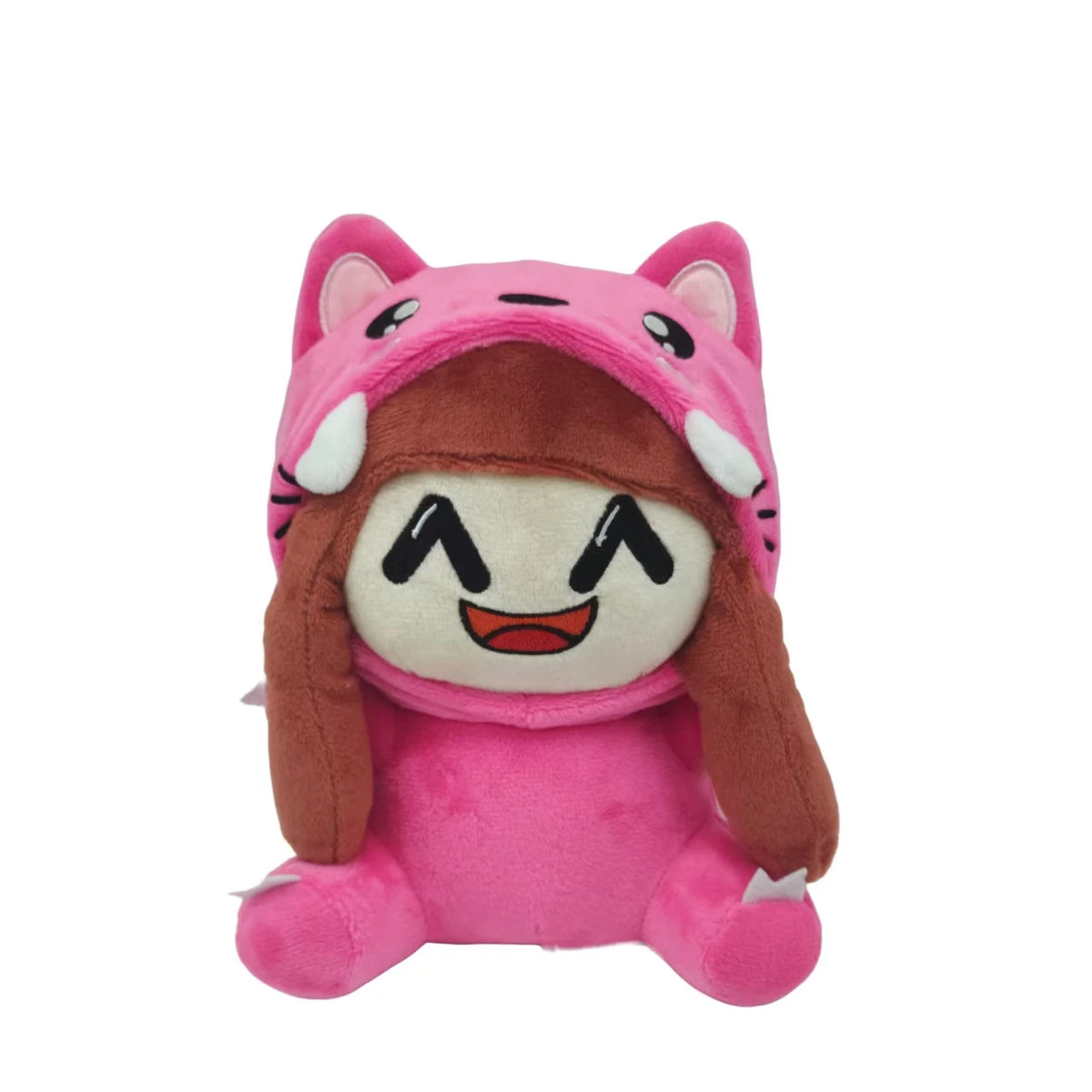 Kawaii stuffed doll with hat in gift-ready packaging, PP cotton filled, ships within 48h