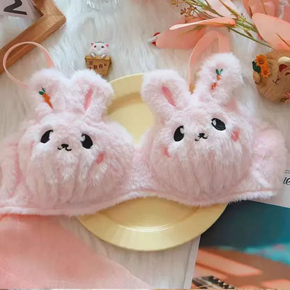 Kawaii bra set size chart showing Japanese cup sizing S 70ABC to XL 85ABC