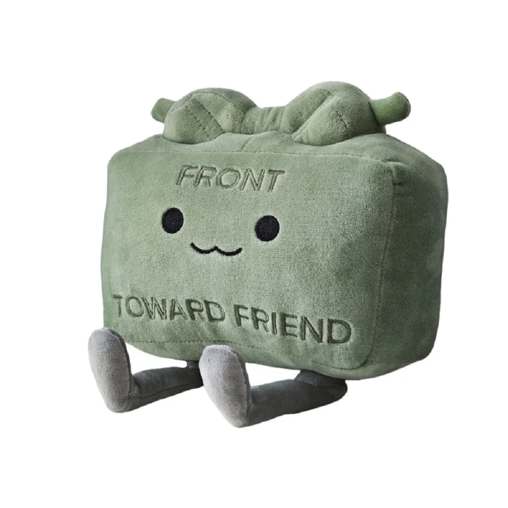 Hot Clay Claymore green square plush doll 20cm gift presentation kawaii collectible