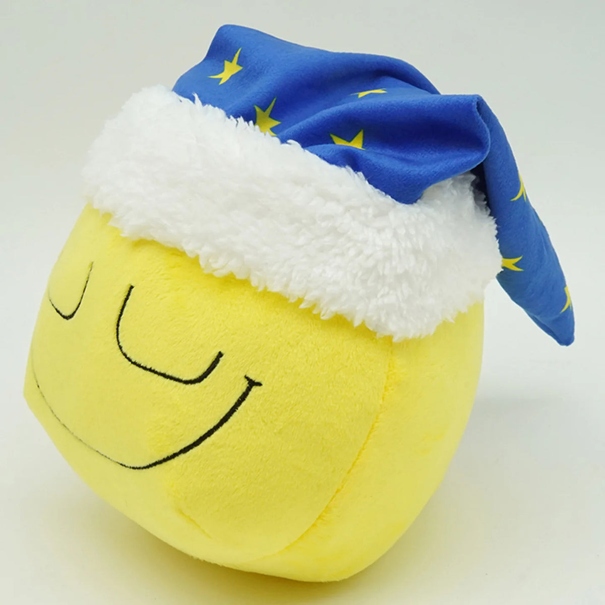 Dozing Dozer collectible plushie displayed on kawaii shelf room decor setup
